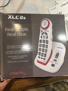 Clarity XLC3.4+ Schnurloses Telefon für verstärktes Hören 50 Dezibel - Bild 1 von 7