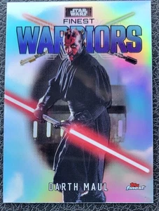 DARTH MAUL 2024 Topps Finest Star Wars #FW-13 FINEST WARRIORS - Picture 1 of 3