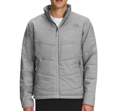 The North Face Men's (XL) Junction Insulated Full Zip Puffer Jacket Grey Heather - Image 1 of 4