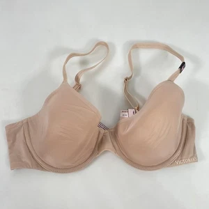 Victoria's Secret BH Damen 34C Nude Gefüttert Perfekte Abdeckung Bügel Neu Etikett - Bild 1 von 14