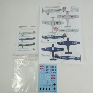 Techmod 72039 1/72 Messerschmitt Bf 108 Tifone Aereo Wet Decal WWII NUOVO - Foto 1 di 6