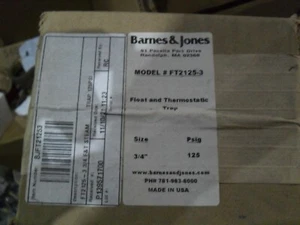 Barnes & Jones FT2125-3 3/4" flotador de hierro fundido y trampa de vapor termostática - Imagen 1 de 2