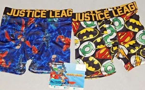 Boys Underwear Batman 2 Pair Size Small 6 Medium 8 Boxer Briefs Justice League - Picture 1 of 10