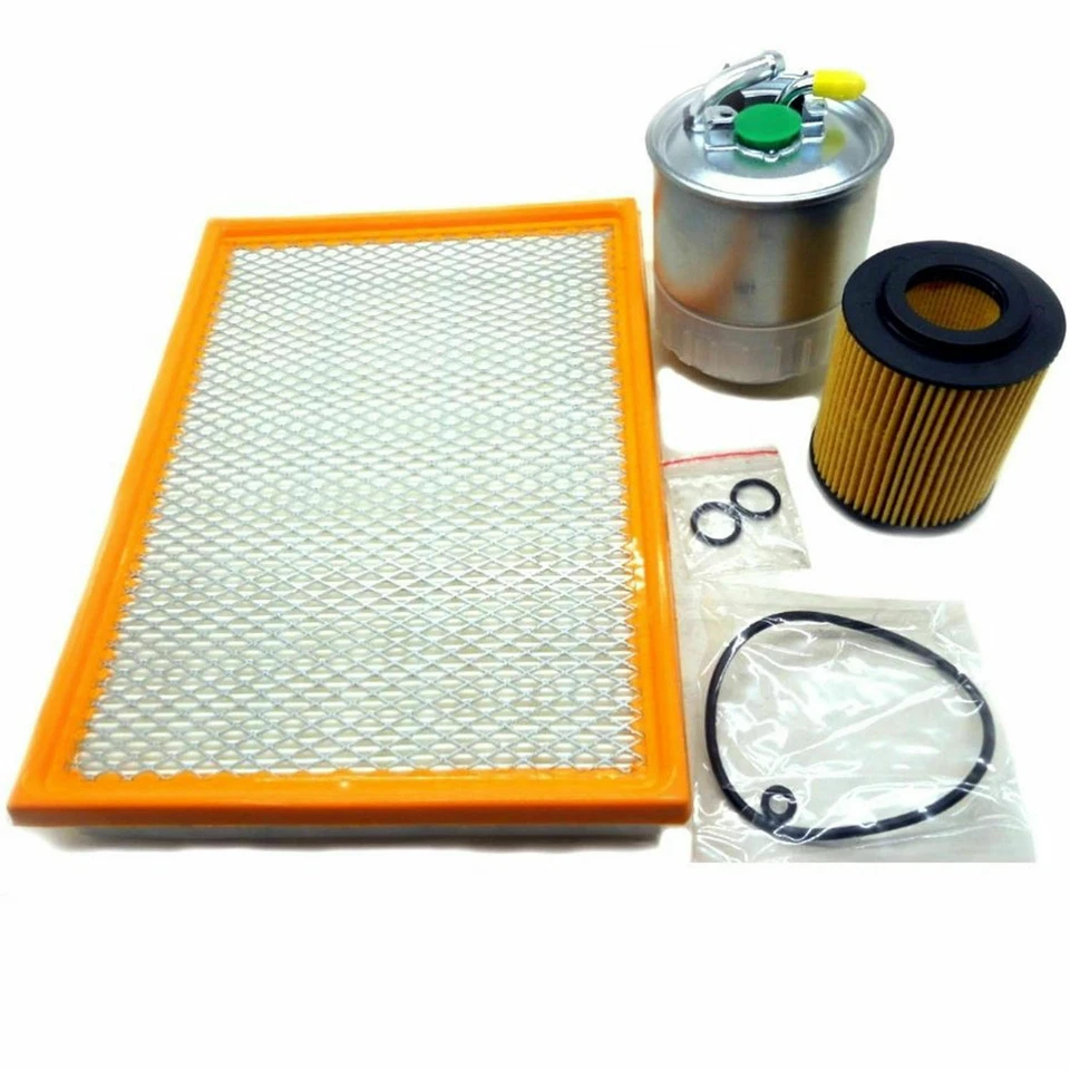PETROL OIL AIR FILTER KIT FOR 3.0 CRD JEEP GRAND CHEROKEE WH WK XH 2005-2010 - Image 1 of 1