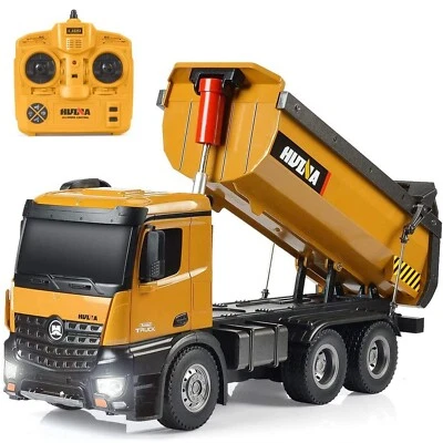 RC-Truck Modell baufahrzeuge Rc Dump Truck 1:14 LKW 10 Kanal Kipplader - Bild 1 von 4