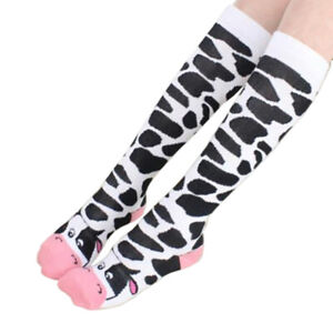 Cow Pattern High Socks Cow Print Knee High Socks For Women One Pair