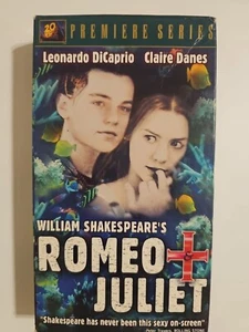 Romeo & Juliet (VHS, 1996) Leonardo DiCaprio Claire Danes CULT OOP - Picture 1 of 1