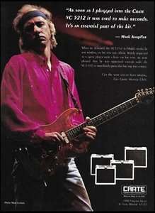 Amplificador de guitarra Dire Straits Mark Knopfler 1996 Crate Vintage Club VC 5212 impresión de anuncio - Imagen 1 de 3