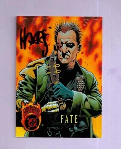 Tarjeta firmada por Fleer 31 Fate DC Outburst Firepower 1996 - Tony Harris - Imagen 1 de 2