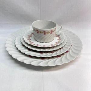 VTG 1965 5 Pc Setting Haviland Limoges France Scalloped Edges SZ See Desc*READ* - Picture 1 of 8