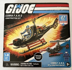 GI Joe Cobra F.A.N.G. & Cobra Commander Construction Set New - Picture 1 of 2