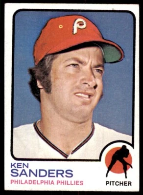 1973 Topps; Ken Sanders A Baseball Cards #246 - Image 1 of 2