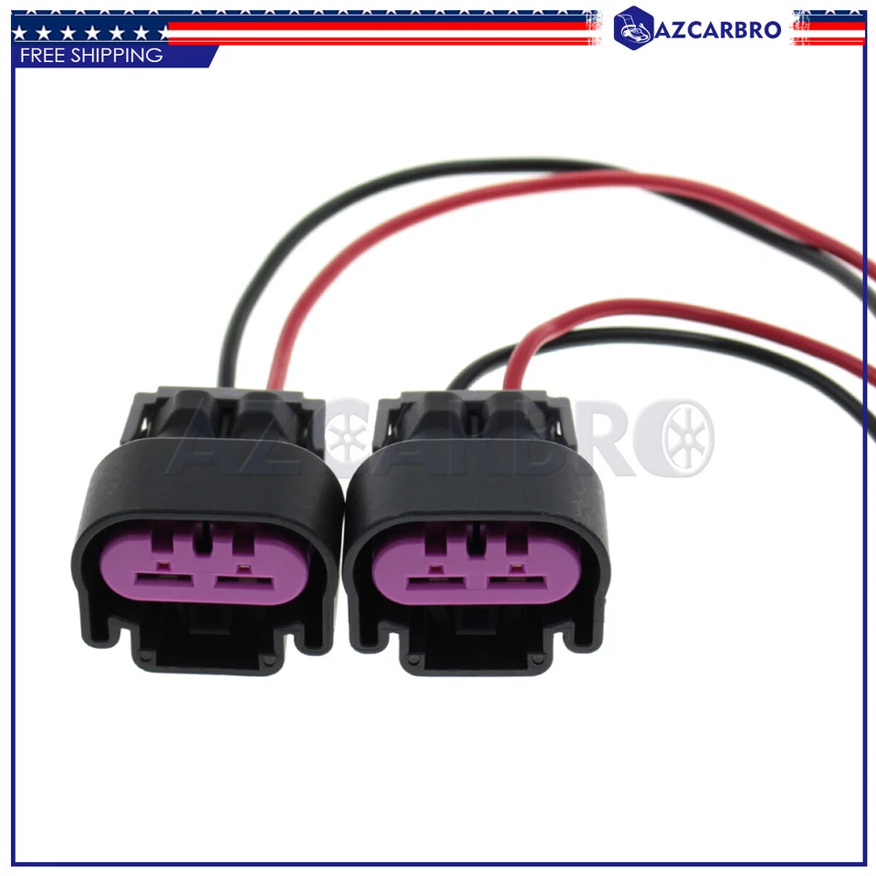 Arnés de interruptor conector coleta ventilador eléctrico 2 piezas para GMC Sierra Yukon PT2649 Foto 1 de 4