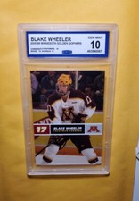 Graded Gem 💎 Mint 10 2005-06 Minnesota Golden Gophers BLAKE WHEELER