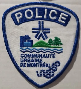 DE COLECCIÓN CANADA QUEBEC MONTREAL URBANO CIUDAD POLICÍA UNIFORME PARCHE INSIGNIA - Imagen 1 de 2