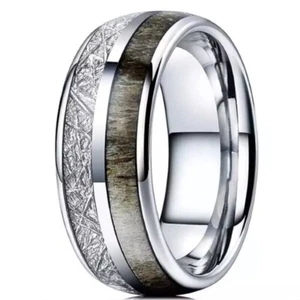 RING EDELSTAHL HERREN DAMEN BAND SILBER MÄNNER STAINLESS STEEL MENS PARTNER - Bild 1 von 1