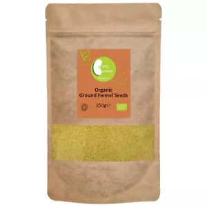 Organic Ground Fennel Seeds - Certified Organic - by Busy Beans Organic (250g) - Picture 1 of 4