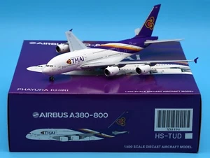 JC Wings 1:400 Thai Airways Airbus A380 Druckgussflugzeug Modell HS-TUD - Bild 1 von 13