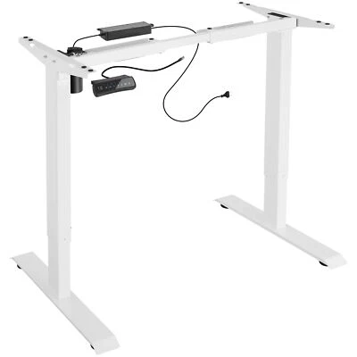 Tischgestell elektrisch höhenverstellbar Memory-Funkt. 85-129x65x71-121cm weiß B - Bild 1 von 4
