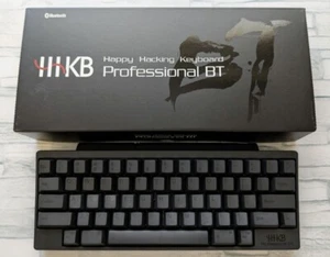 PFU Keyboard HHKB Professional BT PD-KB600B Black , Bluetooth , English , Used - Picture 1 of 6