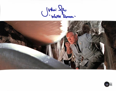 Julian Glover Walter Donovan Indiana Jones Last Crusade Signed 11x14 Photo BAS Cover