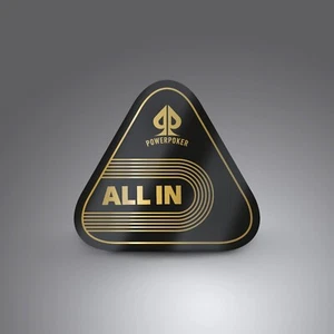 PowerPoker All-In Dreieck & Dealer Button - 60mm Acryl Poker Buttons NEU - Bild 1 von 23