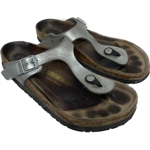 Brikenstock Silver Arizona Sandal 8.5 39 - Picture 1 of 6
