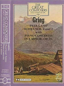 COLIN DAVIS GRIEG GYNT GREAT COMPOSERS CASSETTE 37 STEPHEN BISHOP- KOVACEVICH - Picture 1 of 6