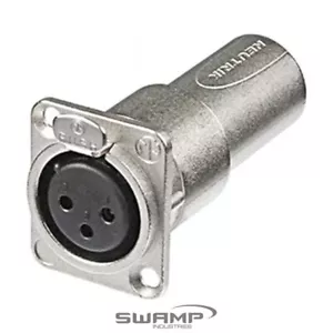 Neutrik NA3FDM XLR Female to Male Panel Mount Pass / Feed Through Adapter - Picture 1 of 1