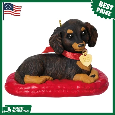 HALLMARK Christmas Ornament 2025, Puppy Love Dachshund 2025, Gifts for Animal Lovers
