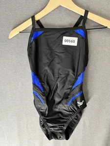 560 *VERSANDKOSTENFREI! NEU MIT ETIKETT * SPEEDO DAMEN POWERFLEX EINTEILER SCHWARZ GRÖSSE 30 - Bild 1 von 5