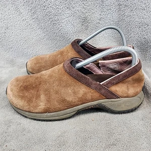 Merrell Shoes Womens Size 8.5 Encore Adams Brown Suede Loafers - Picture 1 of 10