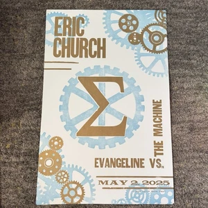 ERIC CHURCH - Evangeline Vs The Machine - HATCH SHOW PRINT Poster Album Release - Picture 1 of 4