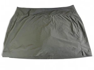Athleta SoHo Skort Size 22 Olive Green Zip Pockets Activewear Outdoor Golf Hike - Picture 1 of 11