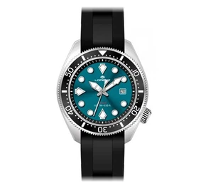 Lorenz Scuba - Herrenuhr Gummi Petroleum mit Datum (26169DD) - Bild 1 von 3