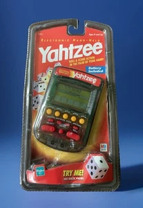 Vintage NEW 1999 Milton Bradley Yahtzee Electronic Handheld SEALED Black - Picture 1 of 4