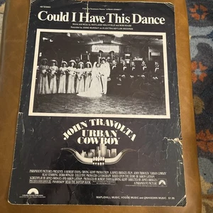 Could I Have This Dance Noten 1980 Film John Travolta "Urban Cowboy" - Bild 1 von 20