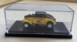 100% Hot Wheels '33 Willys Killer Bee 1:64 Diecast Drag Race Car w Display Case - Picture 1 of 7