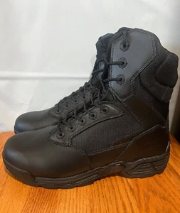 MAGNUM 8 Inch Waterproof Tactical Boots Men, Military Work Boots Leather Sz 12 W - Picture 1 of 5