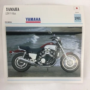 Yamaha 1200 V-Max - Tarjeta de información de hoja de especificaciones 1991 - Imagen 1 de 2