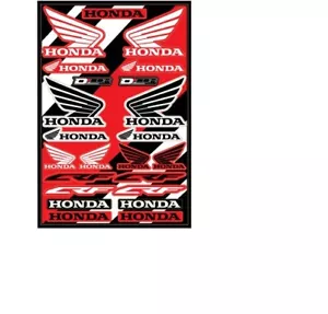 D'COR VISUALS "HONDA COR2" CALCOMANÍA PEGATINA HOJA 12 MIL MOTOCROSS ATV MOTO - Imagen 1 de 2