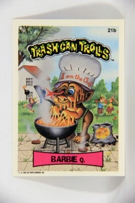 Trash Can Trolls 1992 Trading Card Sticker #21b Barbie Q. L016632 - Image 1 of 2