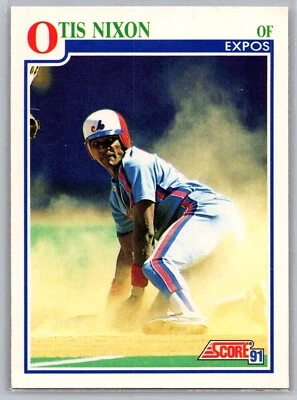 1991 Score - #431 Otis Nixon Montreal Expos MLB Baseball Card - Image 1 of 2