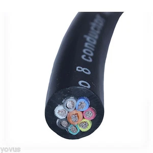 CABLE ALTAVOZ AUDIO PROFESIONAL MULTI CONDUCTOR CALIBRE 12 AWG GA RAW PA DJ CABLE DE 8 HILOS - Imagen 1 de 2