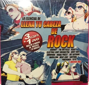 Rare 3cds & DVD 70s 80s 90 LLENA TU CABEZA DE ROCK Marillion MEN AT WORK Bosto - Picture 1 of 2