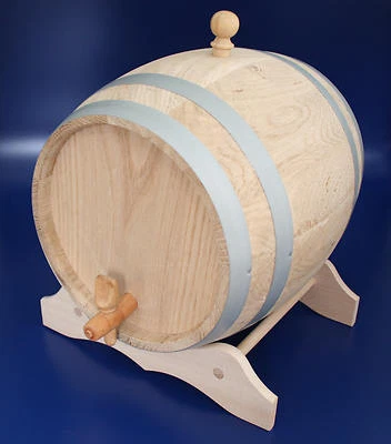 10L WEINFAß SCHNAPSFAß LIQUER WINE BARREL VINO EICHENHOLZ WHISKYFAß HOLZ HOLZFAß - Bild 1 von 4