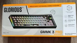 Glorious GMMK 3 Pro 65 % Custom Gaming-Tastatur | Barebone | ISO-Layout | NEU - Bild 1 von 4