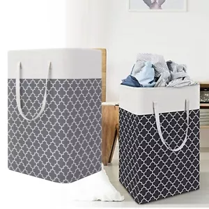 Wäschekorb Wäschebox Wäschetonne Wäschesack Wäschesammler Wäschetruhe Stoff - Bild 1 von 10