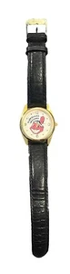 Reloj Sun Times MLB Cleveland Indians Tribe Guardians Chief Wahoo - Imagen 1 de 3