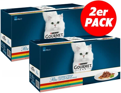 PURINA GOURMET Perle Katzenfutter in Sauce 2-er Pack Nassfutter - 120 x 85g - Bild 1 von 4